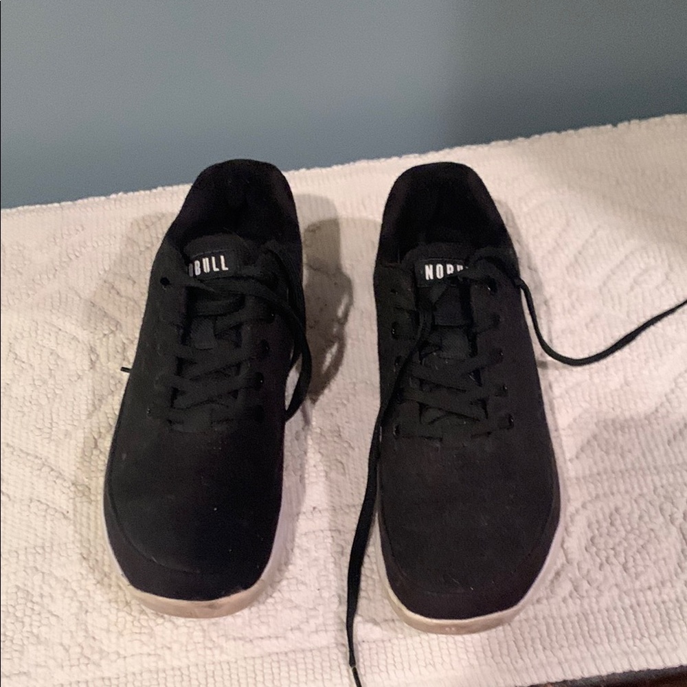 NOBULL Black Minimalist Sneakers with Knit Upper